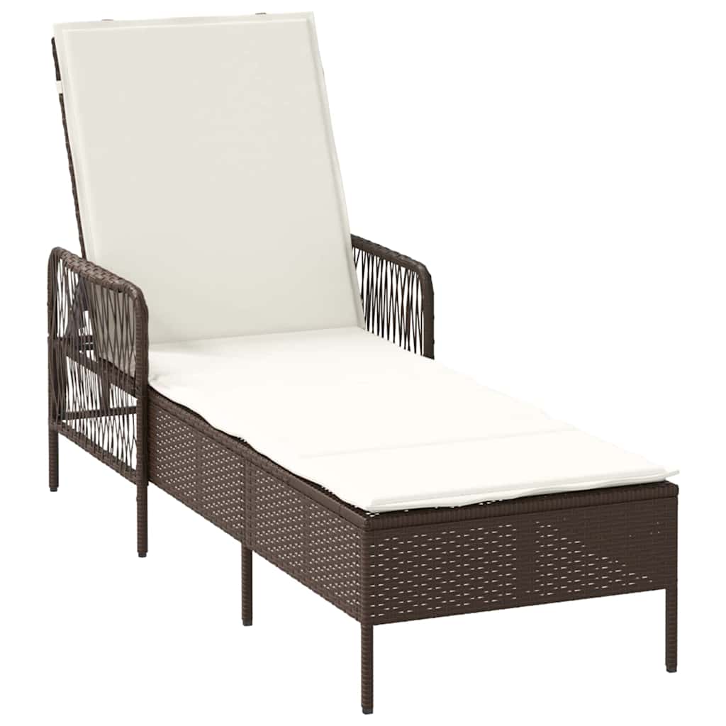 Solseng Brun og kremhvitt PE Rattan 157 x 55 x 92 cm