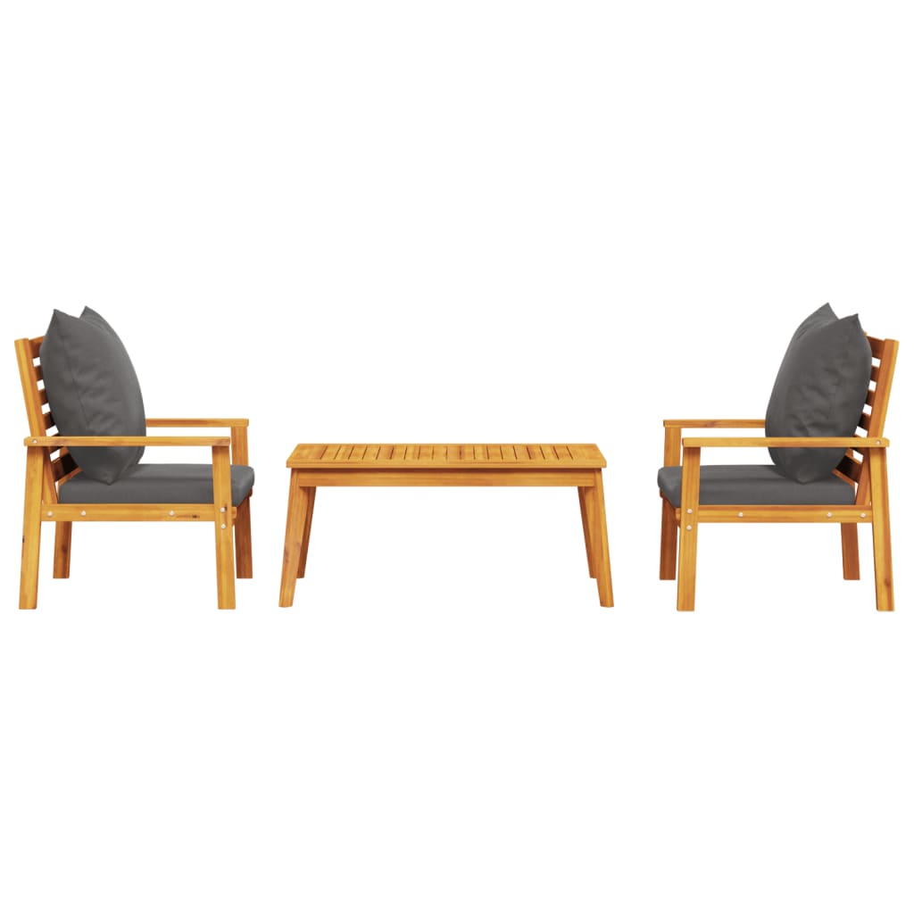 Hagesofagruppe med puter 3 deler heltre akasie