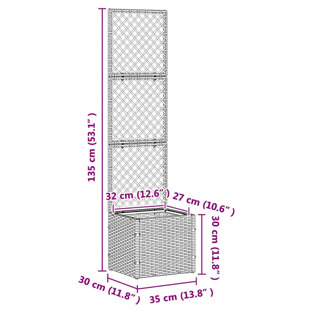 potter og plantekasser Ja Annet Materiale