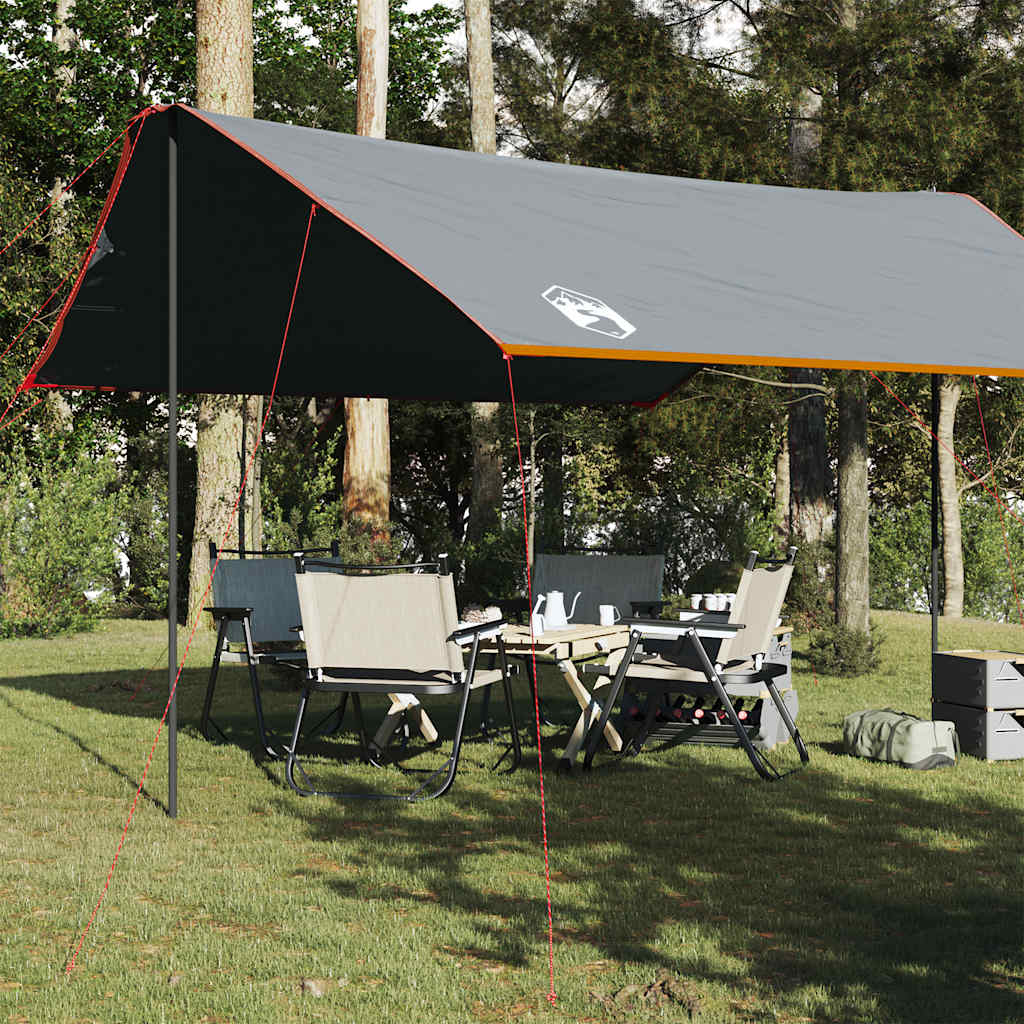 Campingpresenning oransje 460x305x210 cm vanntett