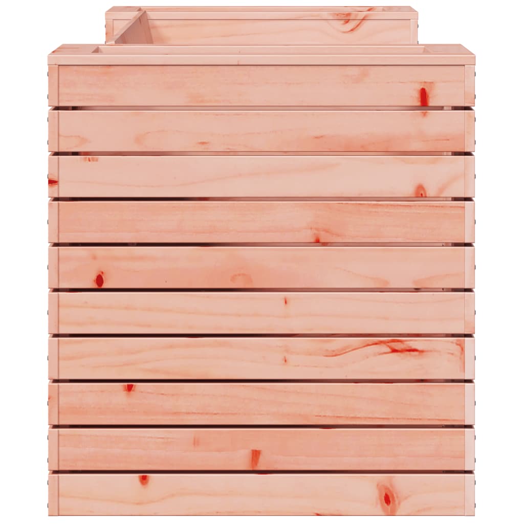 Benk med plantekasser 167,5x60x65 cm heltre douglasgran