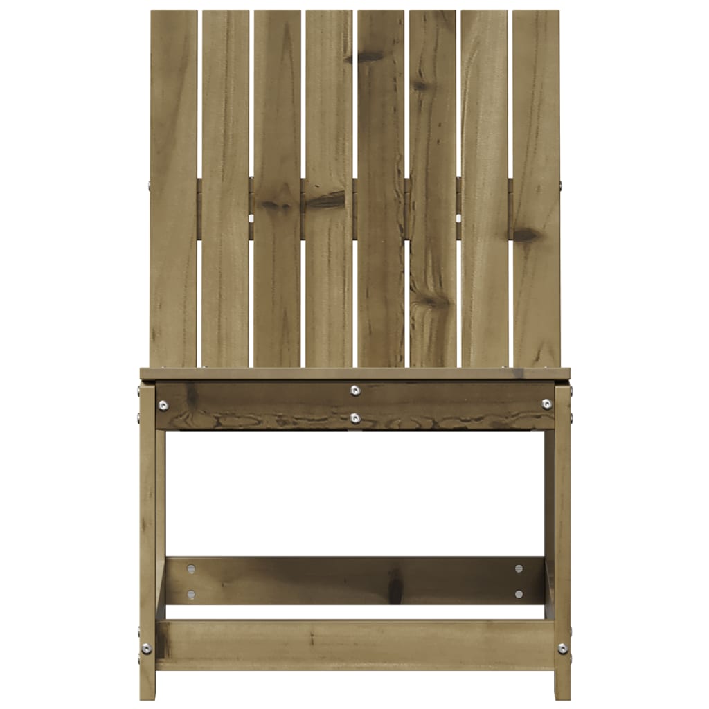 Hagestol 50,5x55x77 cm impregnert furu