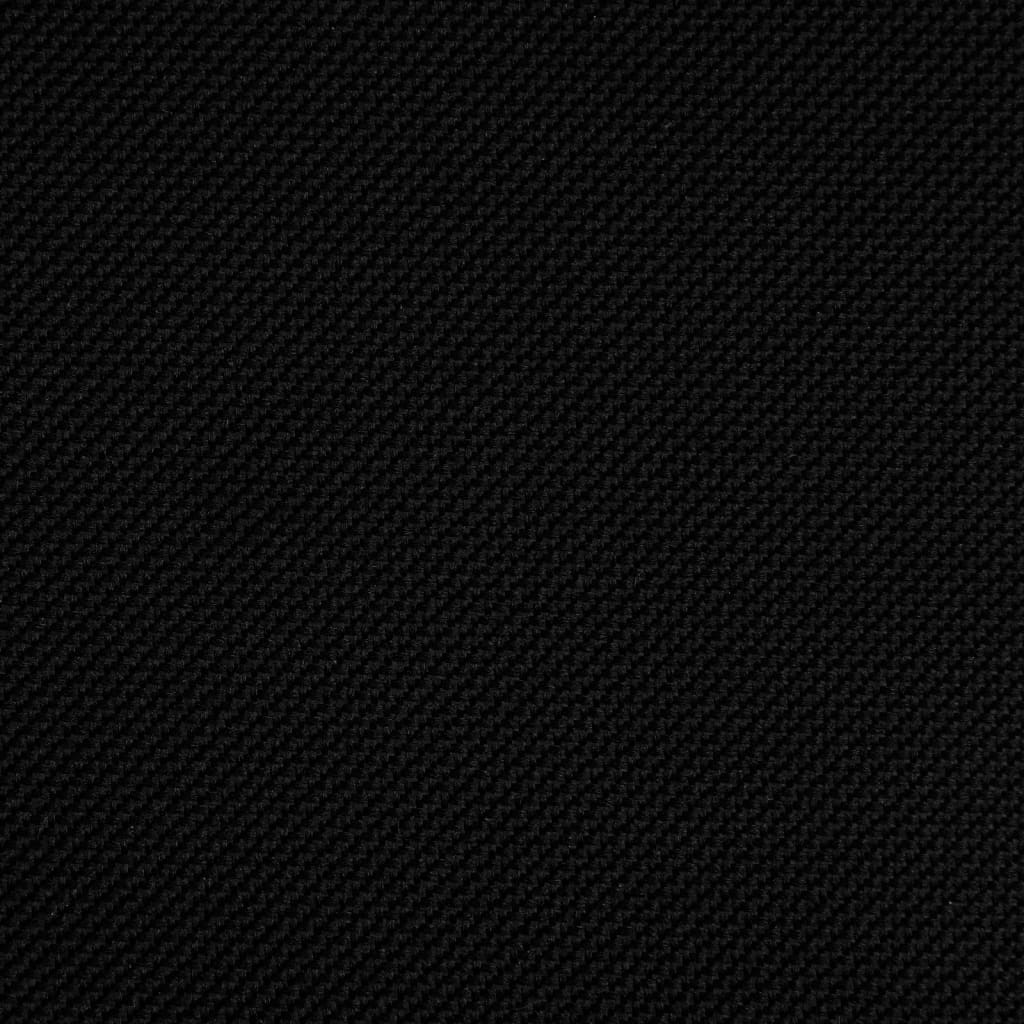 Campingstoler med lomme 2 stk sammenleggbar svart