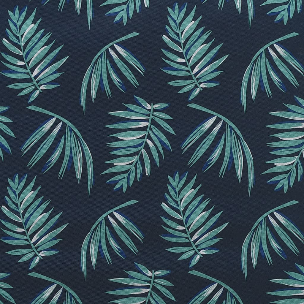 Campingstoler med lomme 2 stk sammenleggbar bladmønster