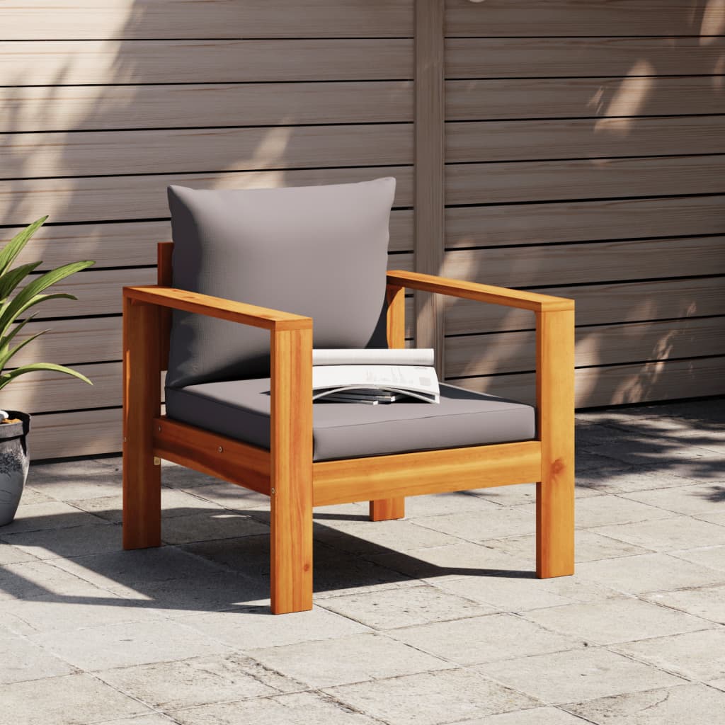 Hagesofastol med puter heltre akasie