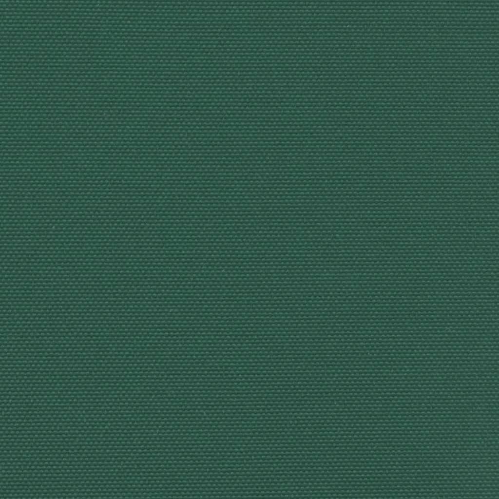 Uttrekkbar sidemarkise mørkegrønn 120x500 cm