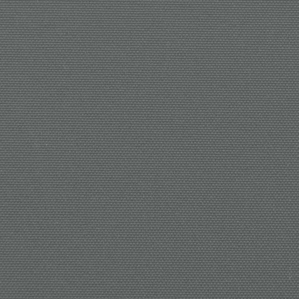 Uttrekkbar sidemarkise antrasitt 160x500 cm