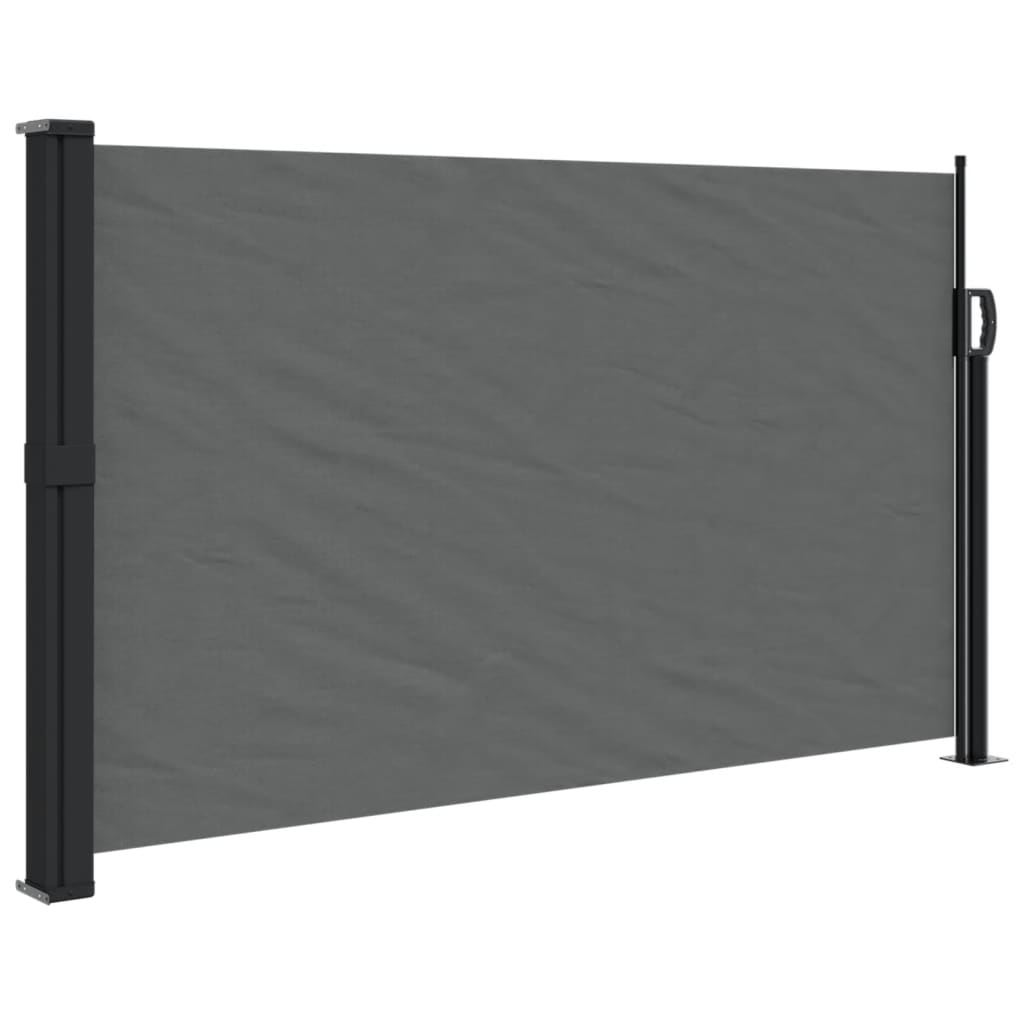 Uttrekkbar sidemarkise 120x600 cm antrasitt