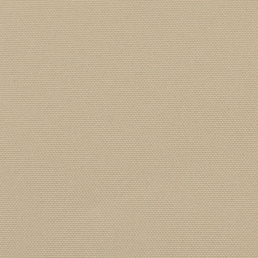 Uttrekkbar sidemarkise beige 120x600 cm