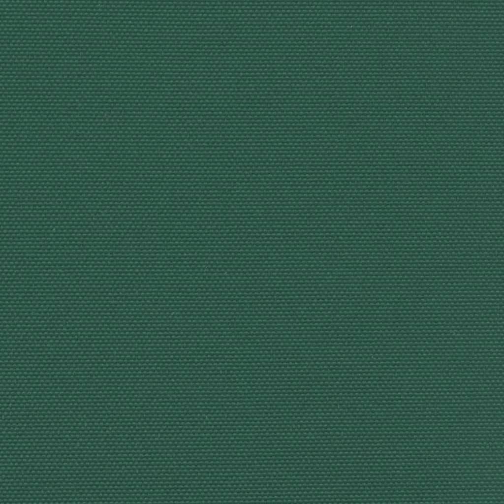 Uttrekkbar sidemarkise mørkegrønn 120x600 cm