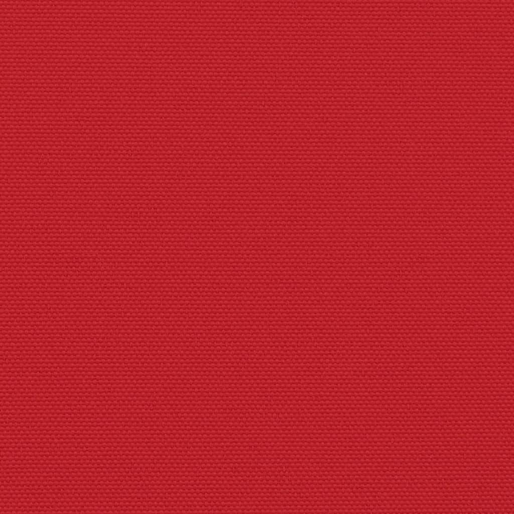 Uttrekkbar sidemarkise 100x1000 cm rød