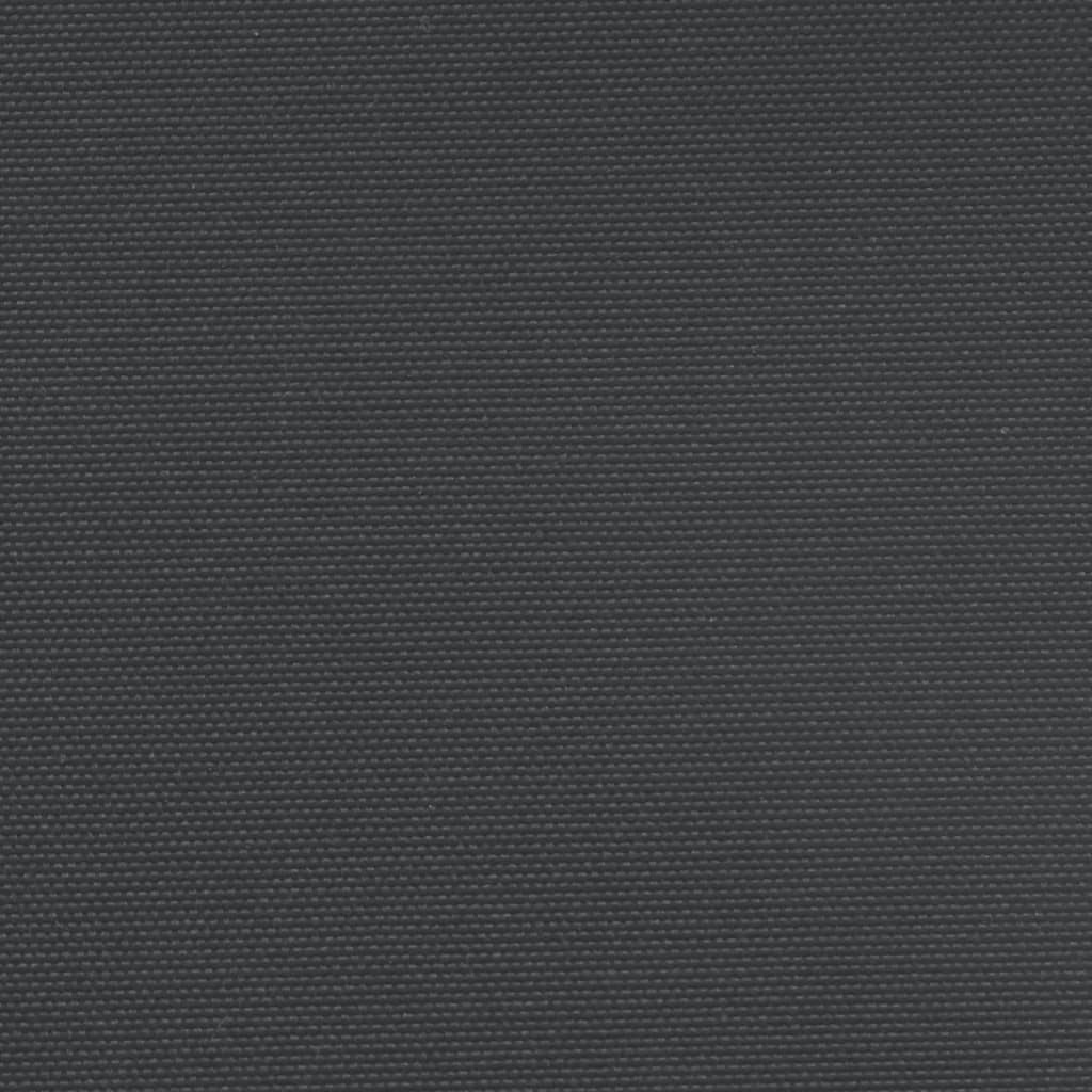 Uttrekkbar sidemarkise 140x1000 cm svart