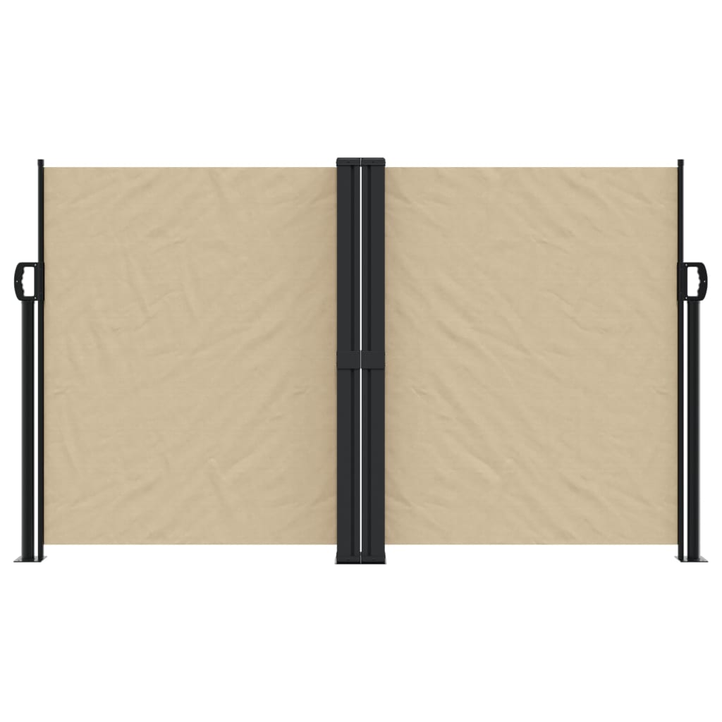 Uttrekkbar sidemarkise 140x1000 cm beige