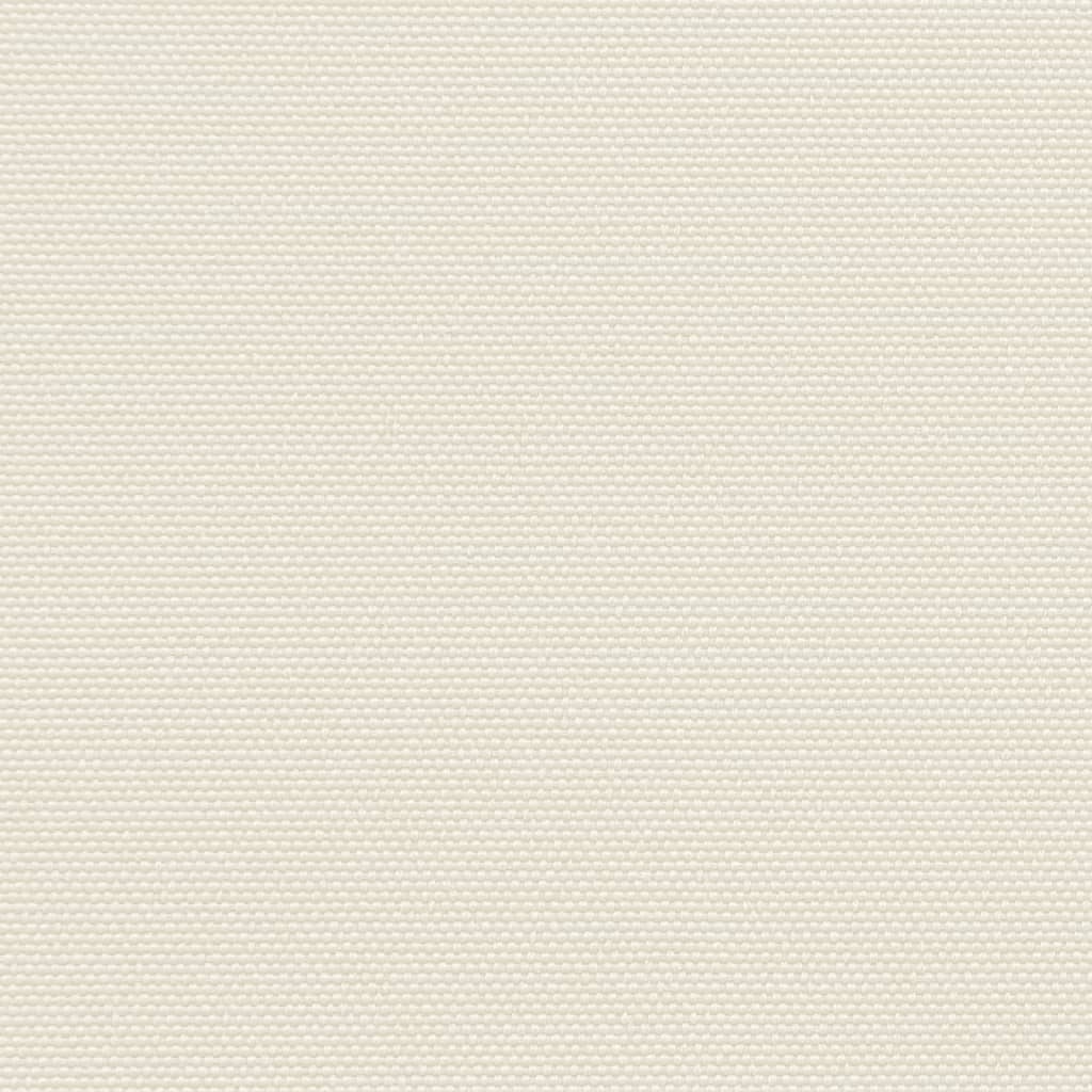 Uttrekkbar sidemarkise 220x1000 cm kremhvit