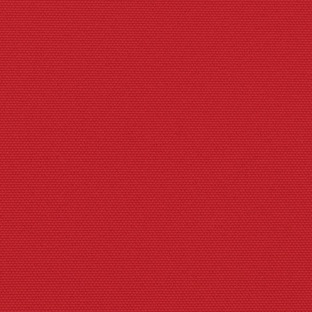 Uttrekkbar sidemarkise rød 120x1200 cm