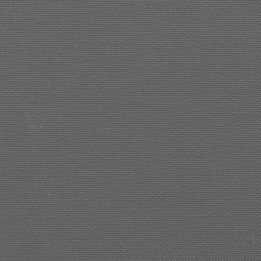 Uttrekkbar sidemarkise 160x1200 cm antrasitt
