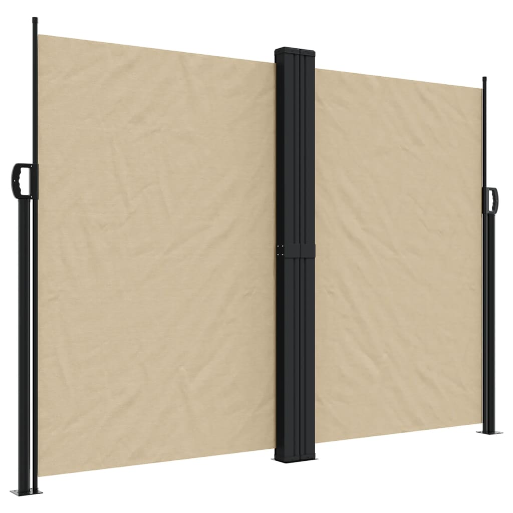 Uttrekkbar sidemarkise 180x1200 cm beige
