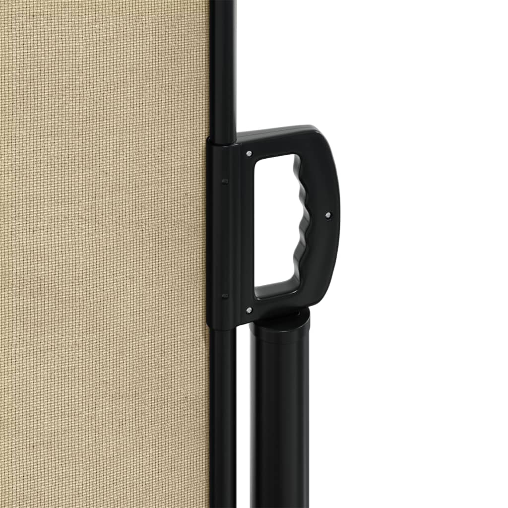 Uttrekkbar sidemarkise 220x1200 cm beige