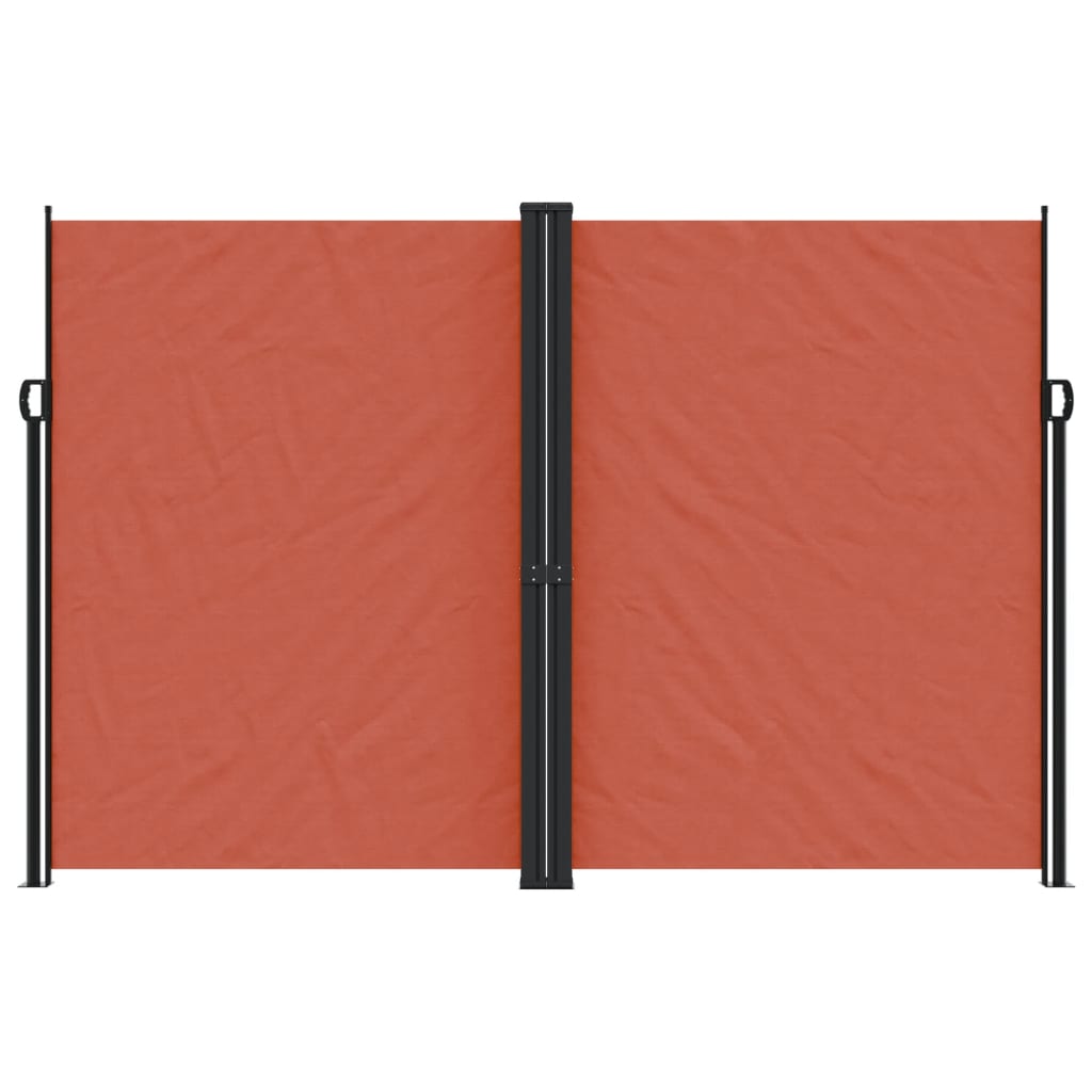 Uttrekkbar sidemarkise 220x1200 cm terrakotta