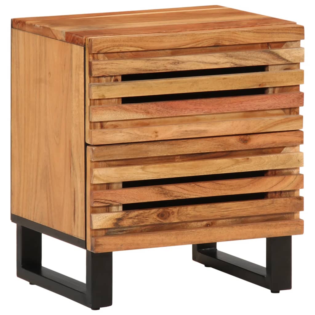 Nattbord 40x34x46 cm heltre akasie