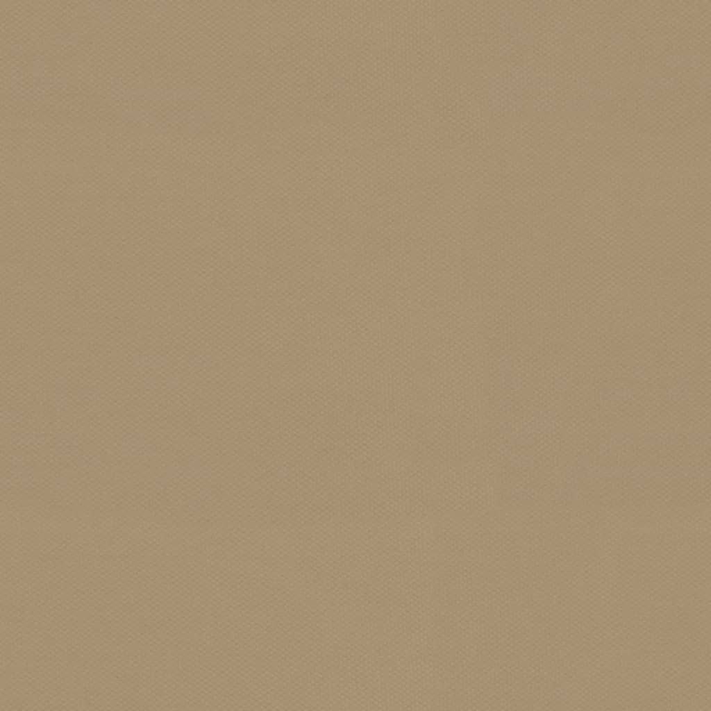 Paviljong med gardiner gråbrun 6x3 m stål