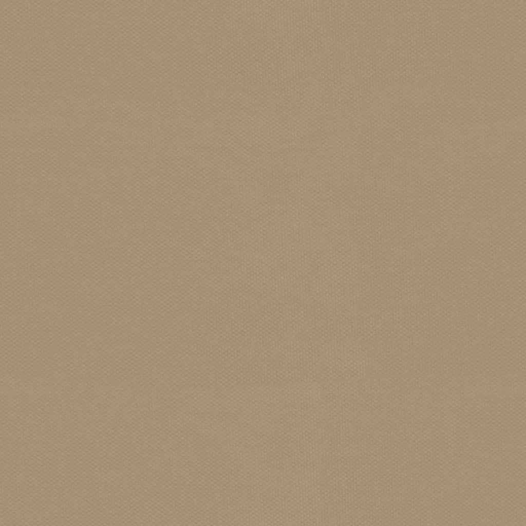 Hagepaviljong med uttrekkbar tak gråbrun 3x3 m aluminium