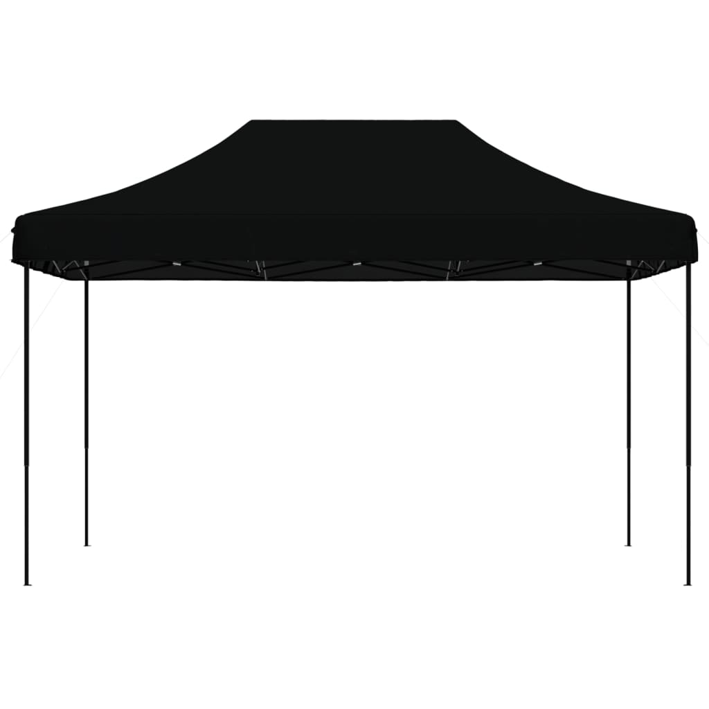 Sammenleggbart partytelt pop-up svart 440x292x315 cm