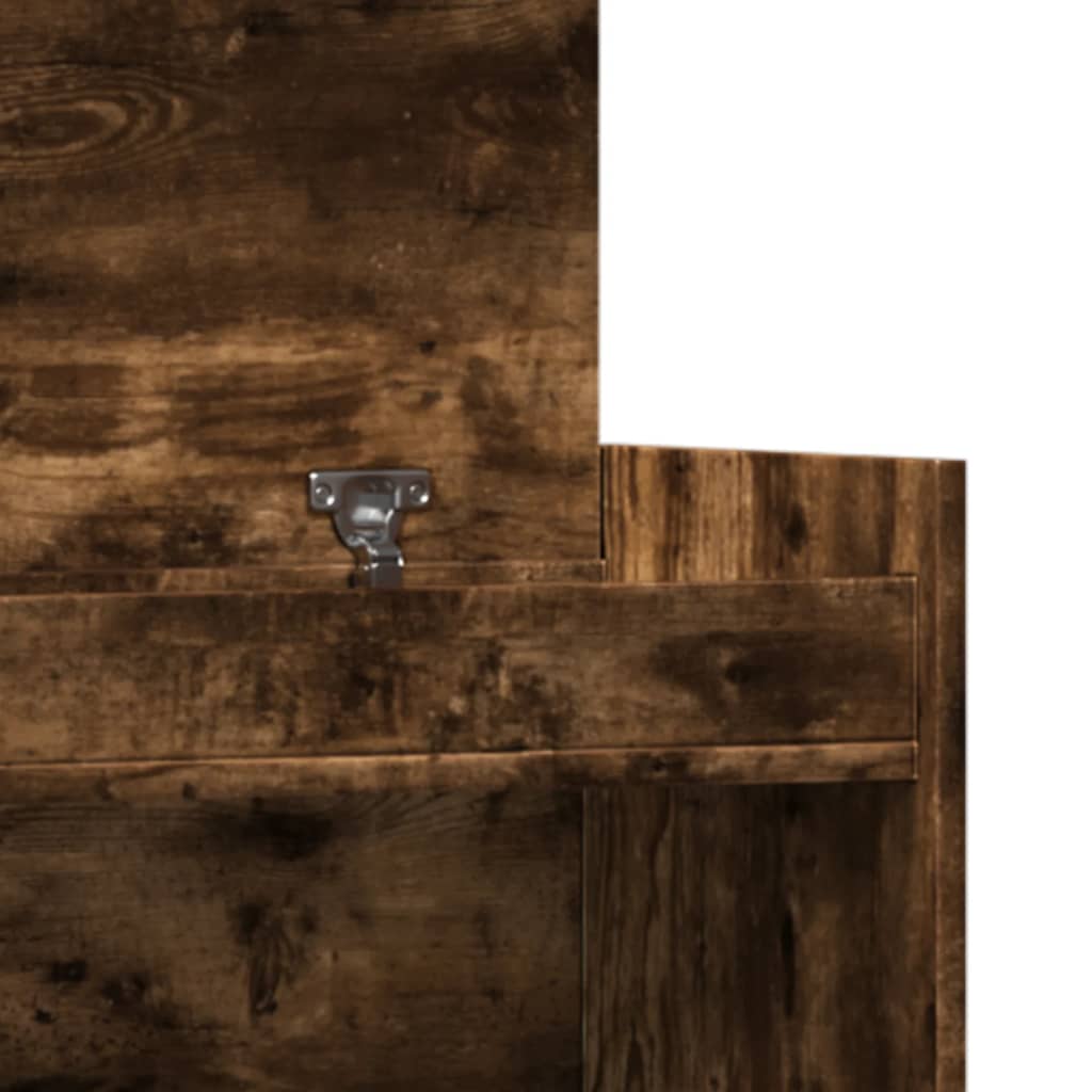 Skohylle røkt eik 100,5x28x100 cm konstruert tre