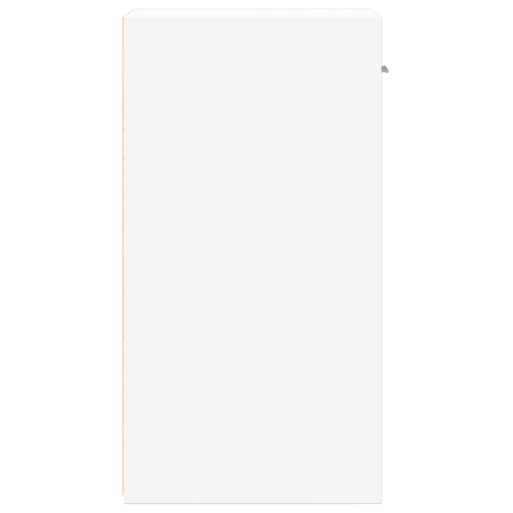 Nattbord 2 stk hvit 35x34x65 cm konstruert tre