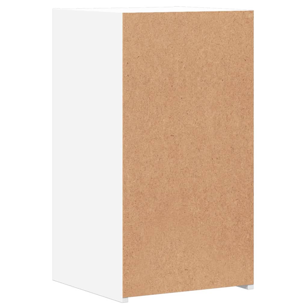 Nattbord 2 stk hvit 35x34x65 cm konstruert tre