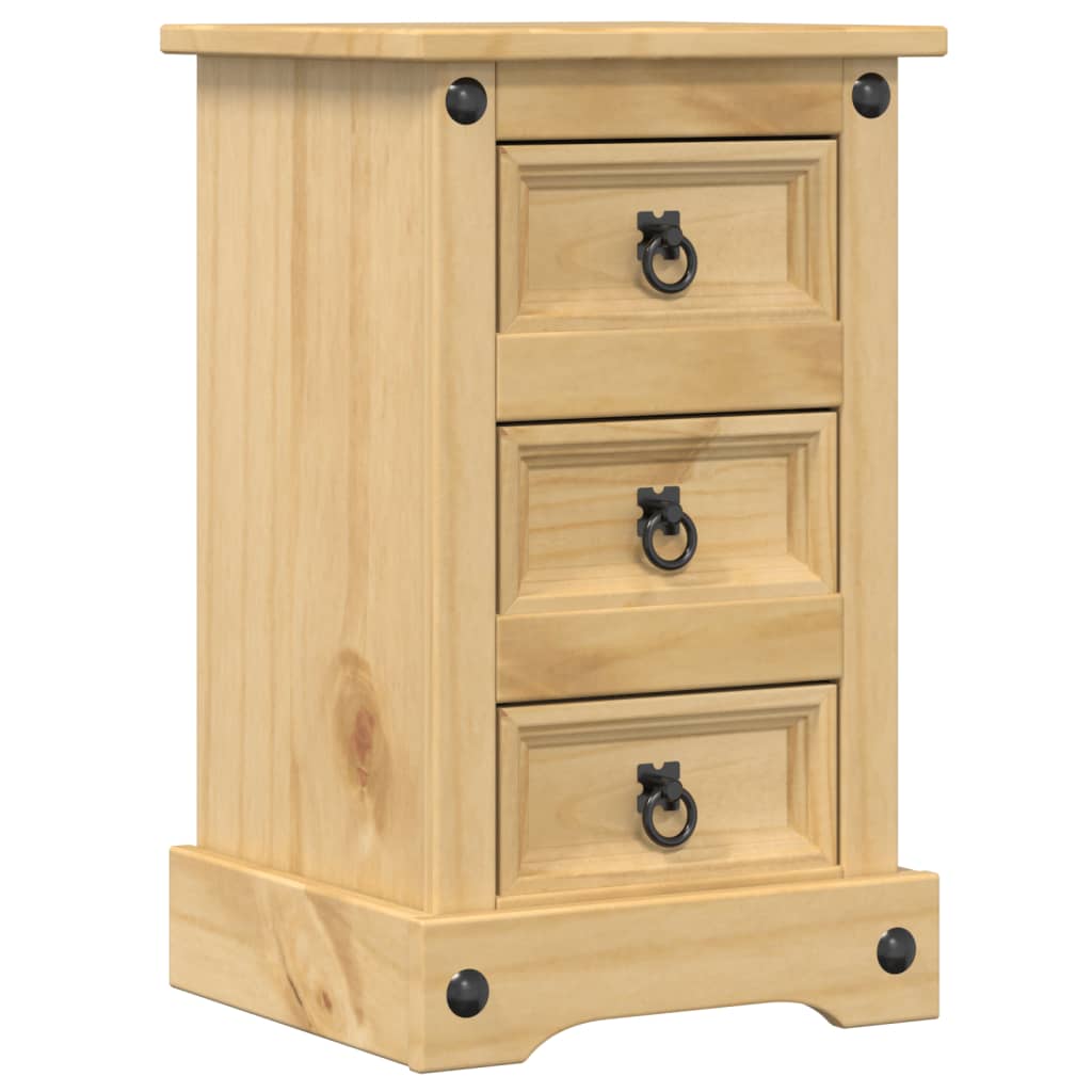 Nattbord Corona 35x32,5x58 cm heltre furu