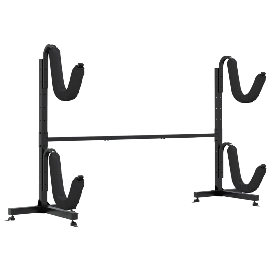 Oppbevaringsstativ for 2 kajakker 250x57x127,5 cm stål