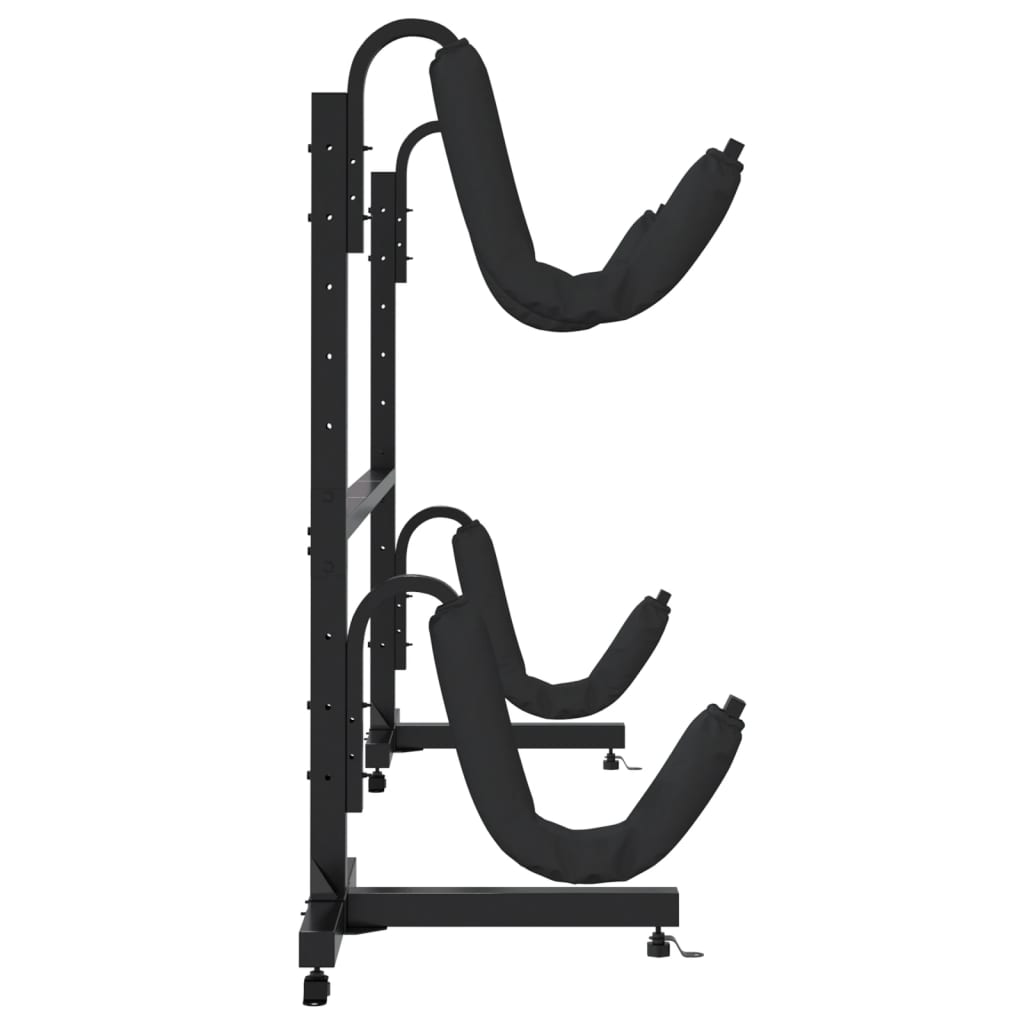 Oppbevaringsstativ for 2 kajakker 250x57x127,5 cm stål