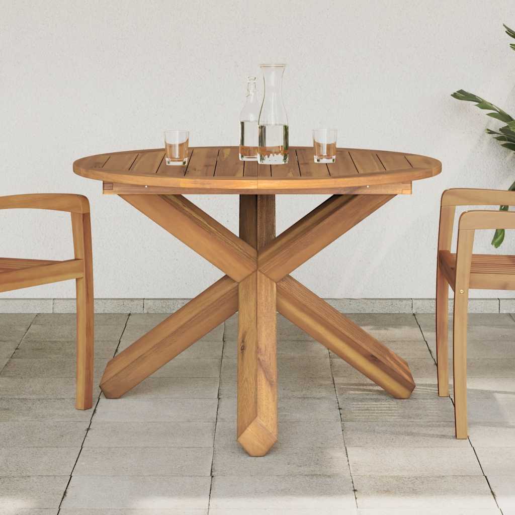 Hagebord Ø109x74 cm heltre teak