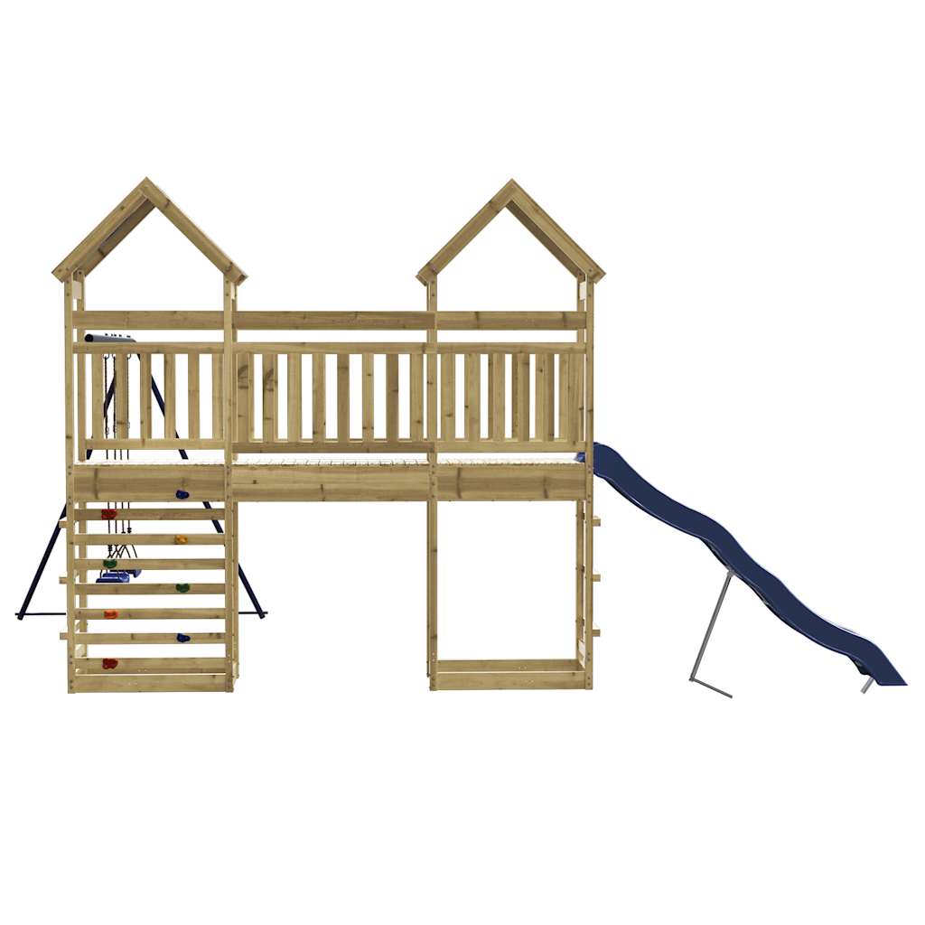 Utendørs lekesett impregnert furu