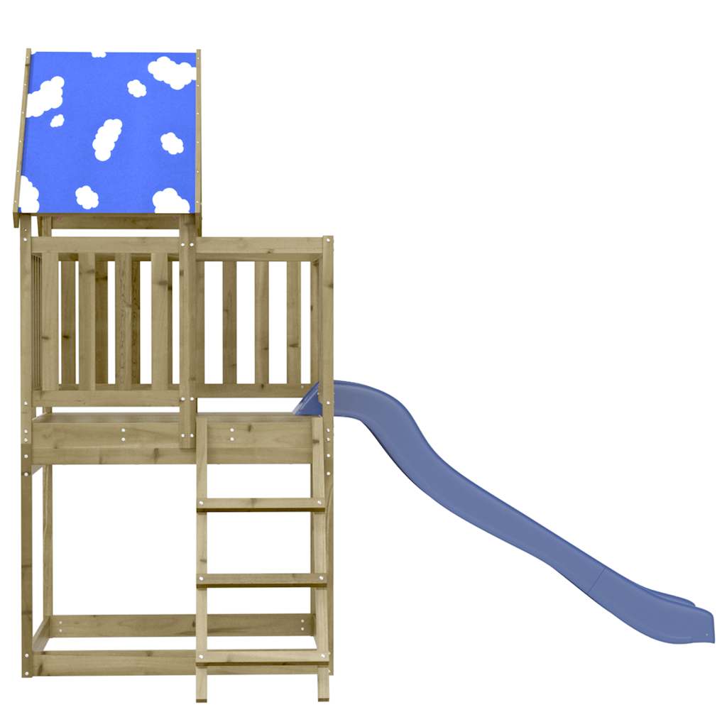 Utendørs lekesett impregnert furu