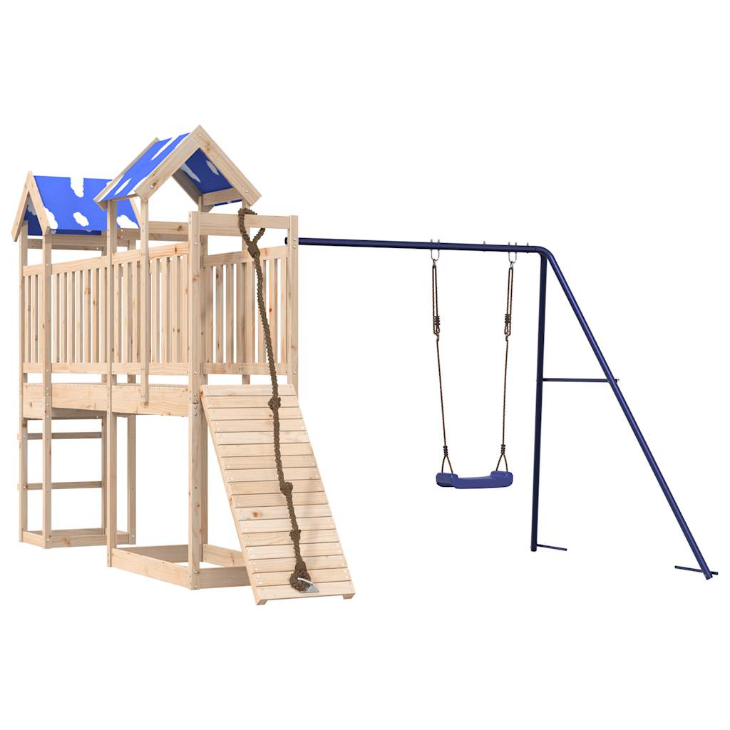Utendørs lekesett heltre furu