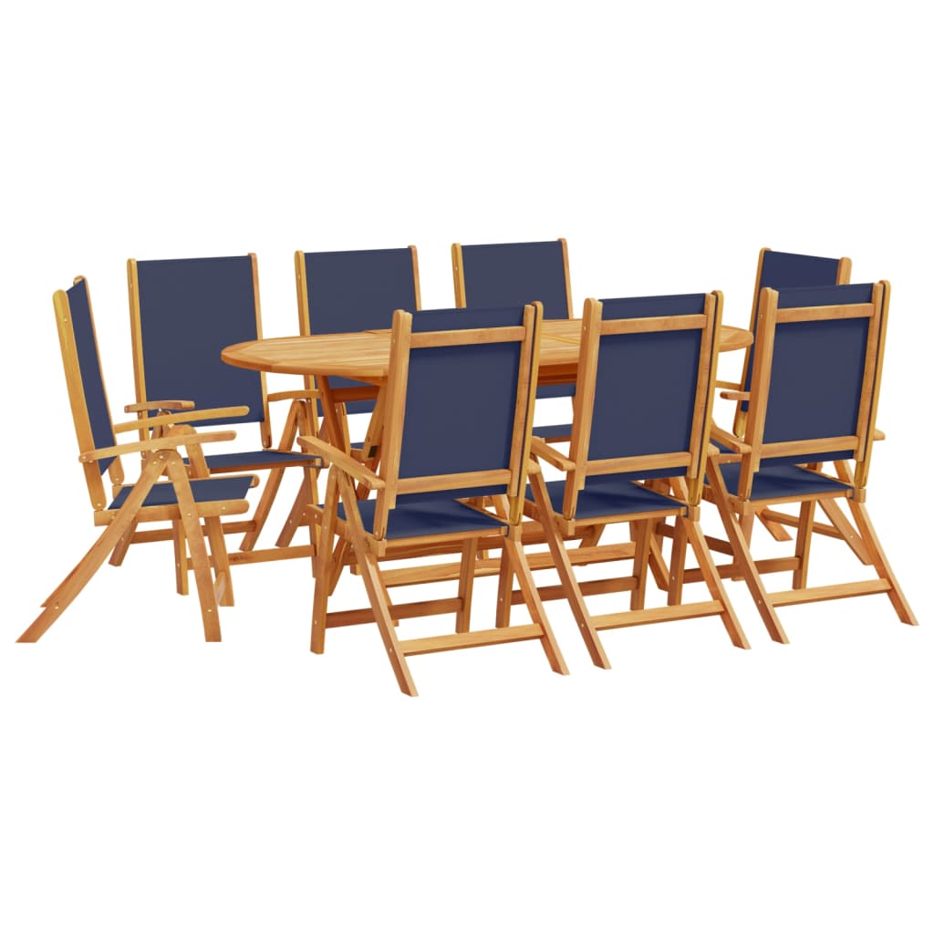 Hagespisegruppe 9 deler heltre akasie og textilene