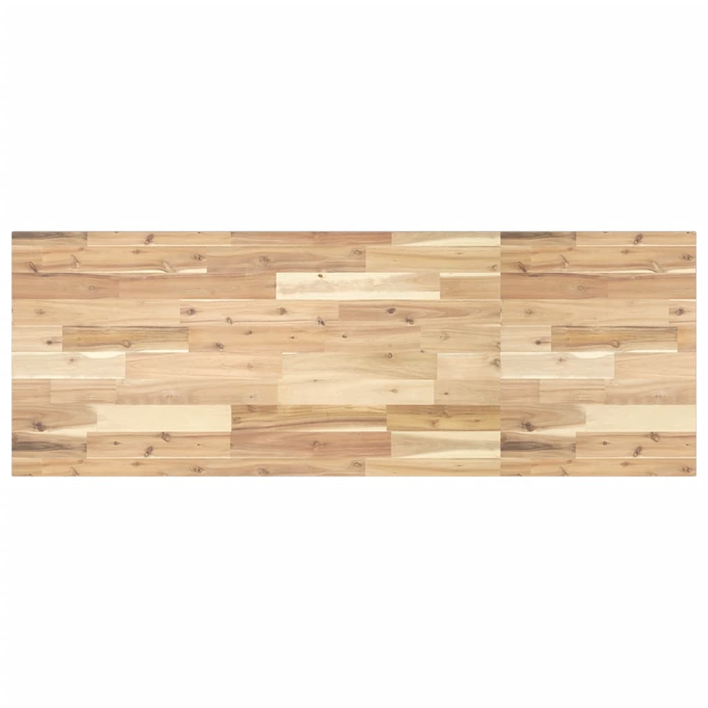 Bordplate ubehandlet 120x50x2 cm heltre akasie