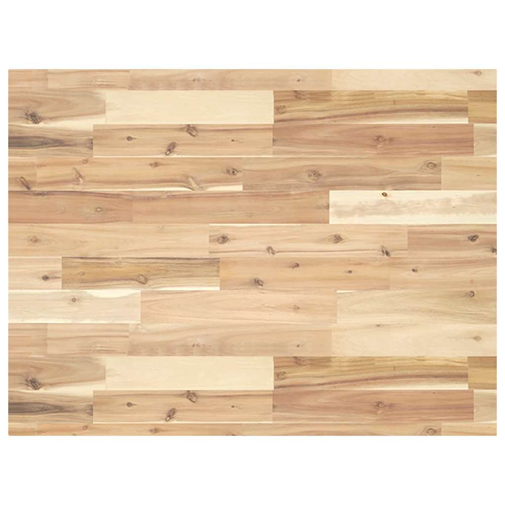 Bordplate ubehandlet 80x60x4 cm heltre akasie