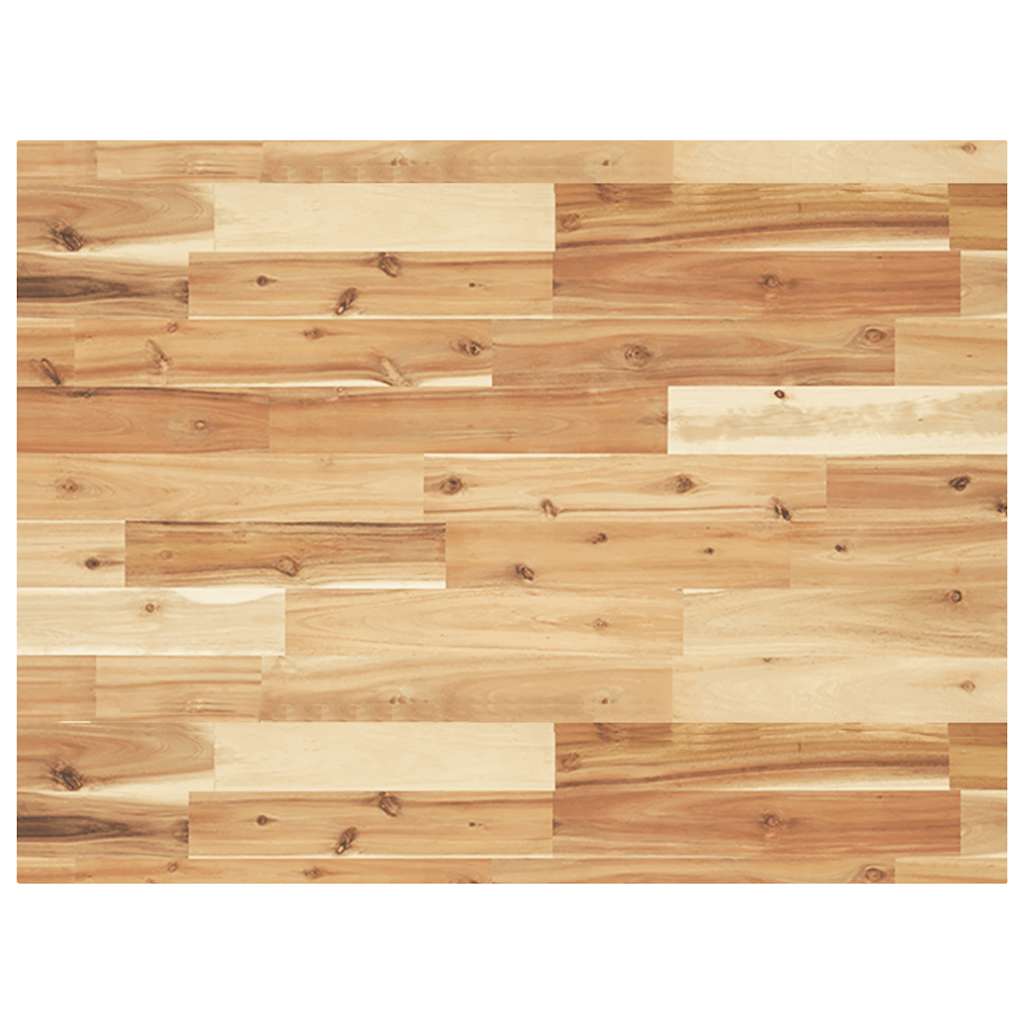 Bordplate ubehandlet 80x60x4 cm heltre akasie