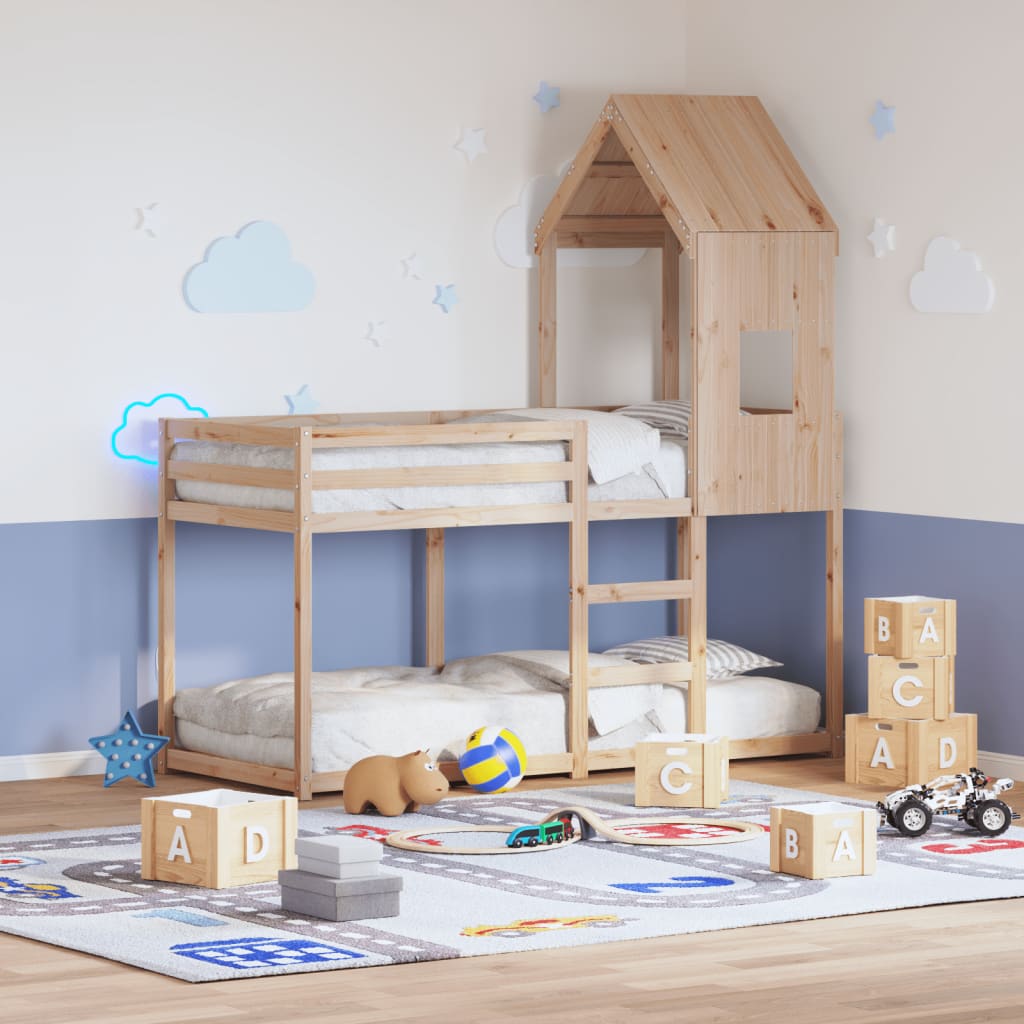 Tak for barneseng 60x99x139,5 cm heltre furu