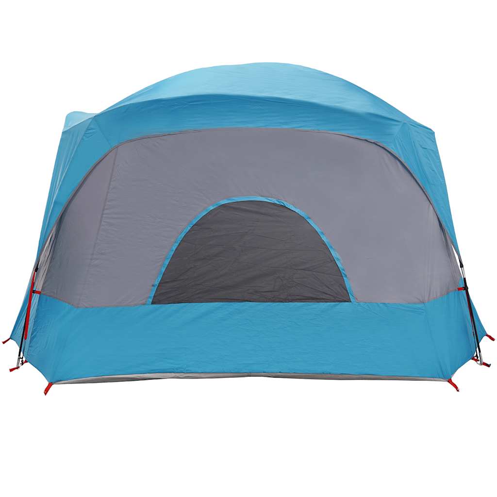 Campingtelt 6 personer blå vanntett