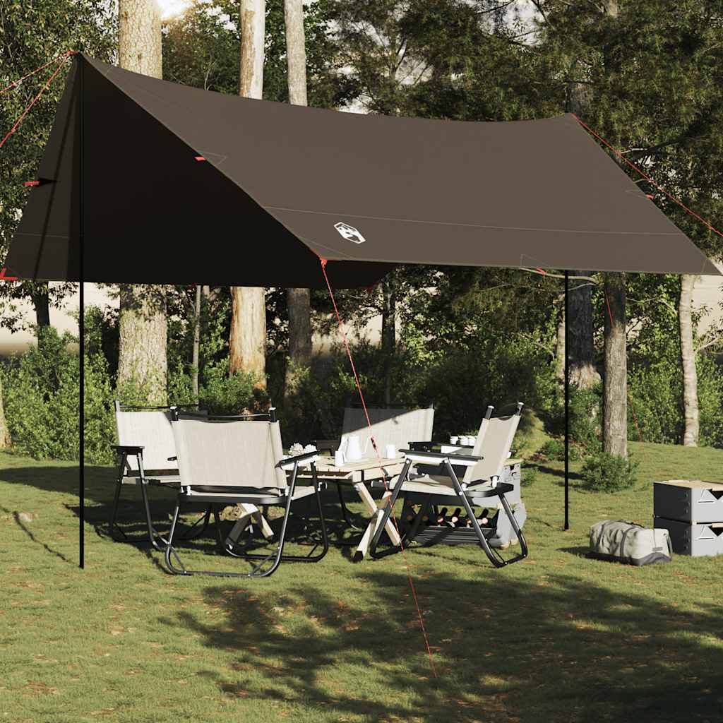 Campingpresenning brun 438x376x212 cm vanntett