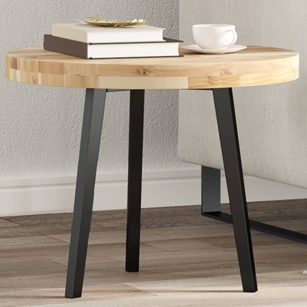 Bordplate rund Ø50x4 cm heltre akasie