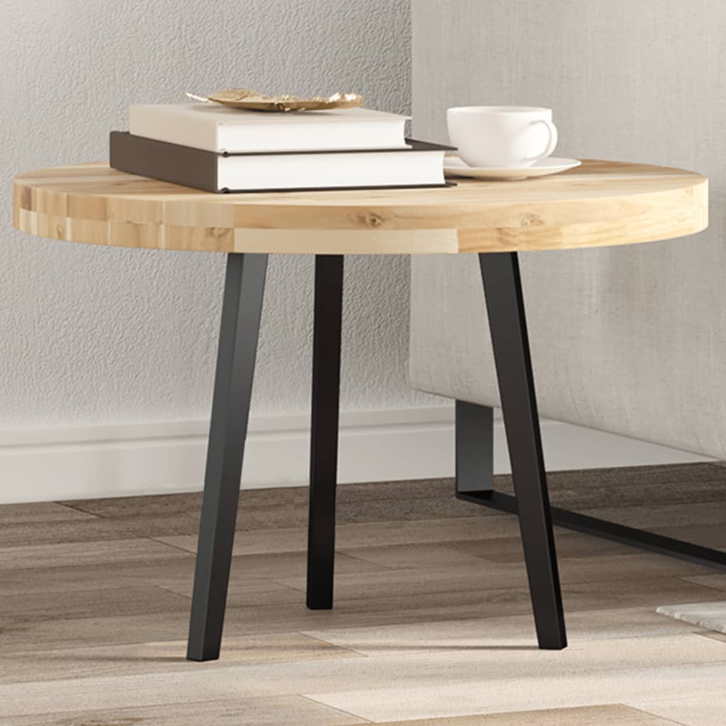 Bordplate rund Ø60x4 cm heltre akasie