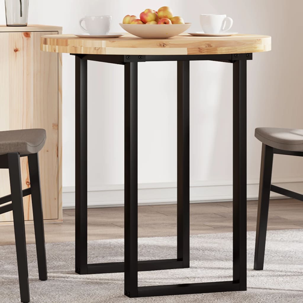 Bordplate rund Ø70x4 cm heltre akasie