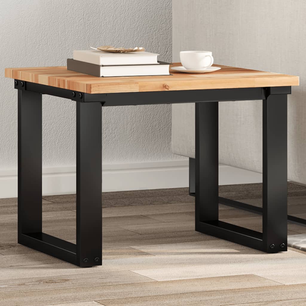 Bordplate firkantet 50x50x2 cm heltre akasie
