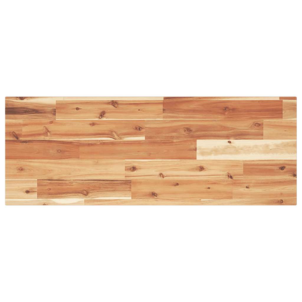 Bordplate rektangulær 80x30x2 cm heltre akasie