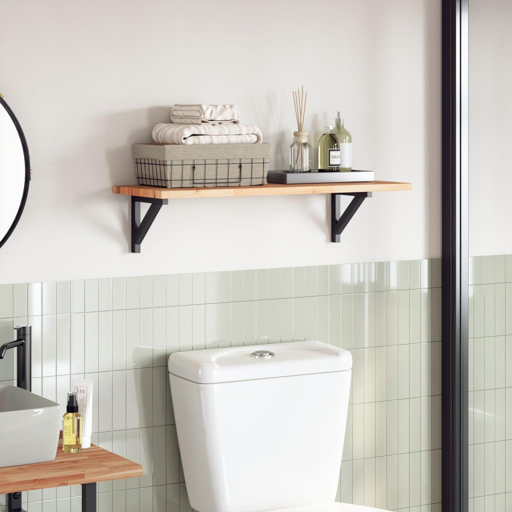 Bordplate rektangulær 100x30x2 cm heltre akasie